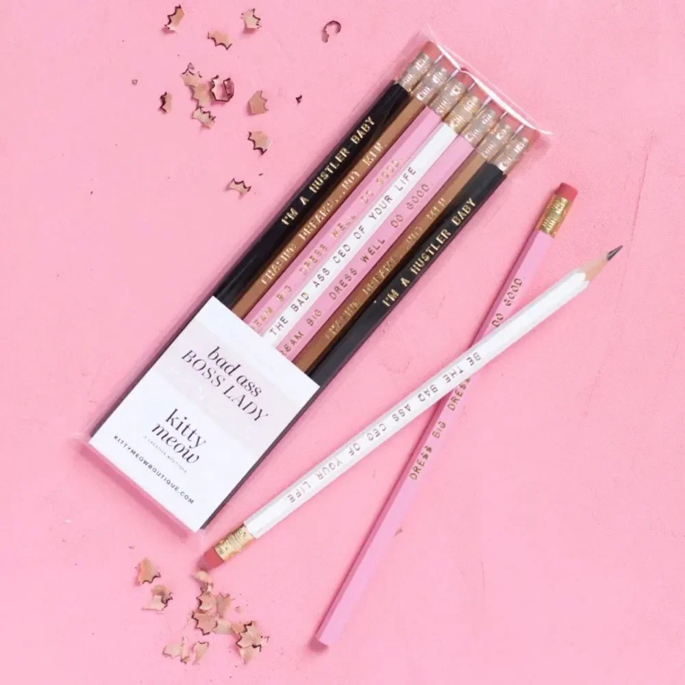 Kitty Meow Bad Ass Boss Lady Pencils (1 pack)